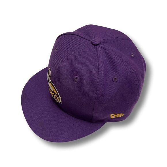 Minnesota Vikings Football New Era Purple 9FIFTY Adjustable Snapback Hat - Picture 5 of 12